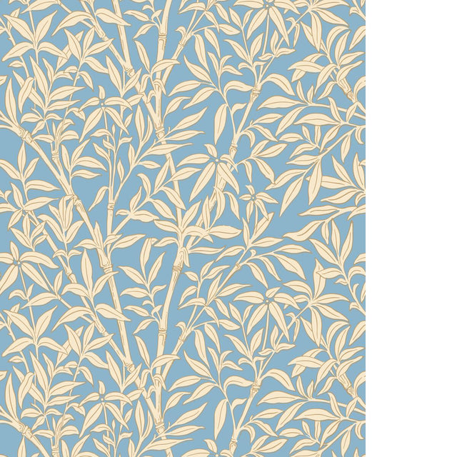 Cole & Son BAMBOO FOREST YELLOW/BLUE Wallpaper