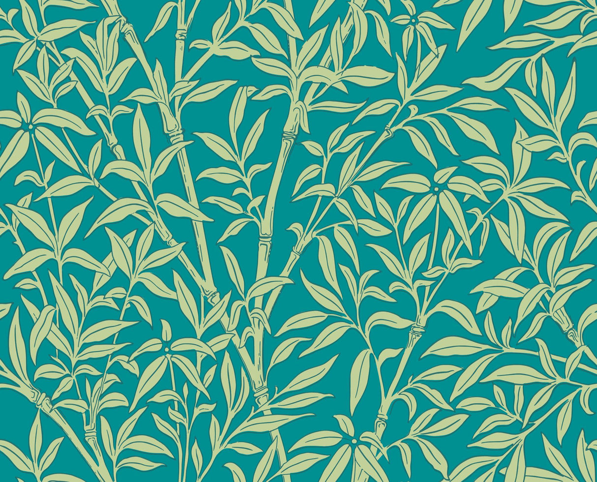 Cole & Son BAMBOO FOREST PETROL Wallpaper