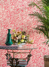 Cole & Son BAMBOO FOREST CHALK/ROUGE Wallpaper