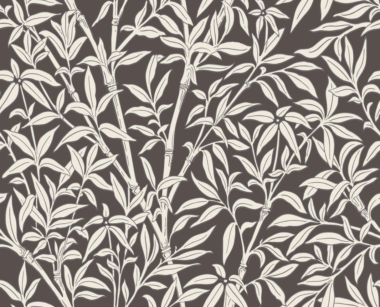 Cole & Son BAMBOO FOREST SNOW ON SOOT Wallpaper