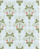 Cole & Son STRAWBERRY OLIVE/BLUE Wallpaper
