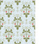 Cole & Son STRAWBERRY OLIVE/BLUE Wallpaper
