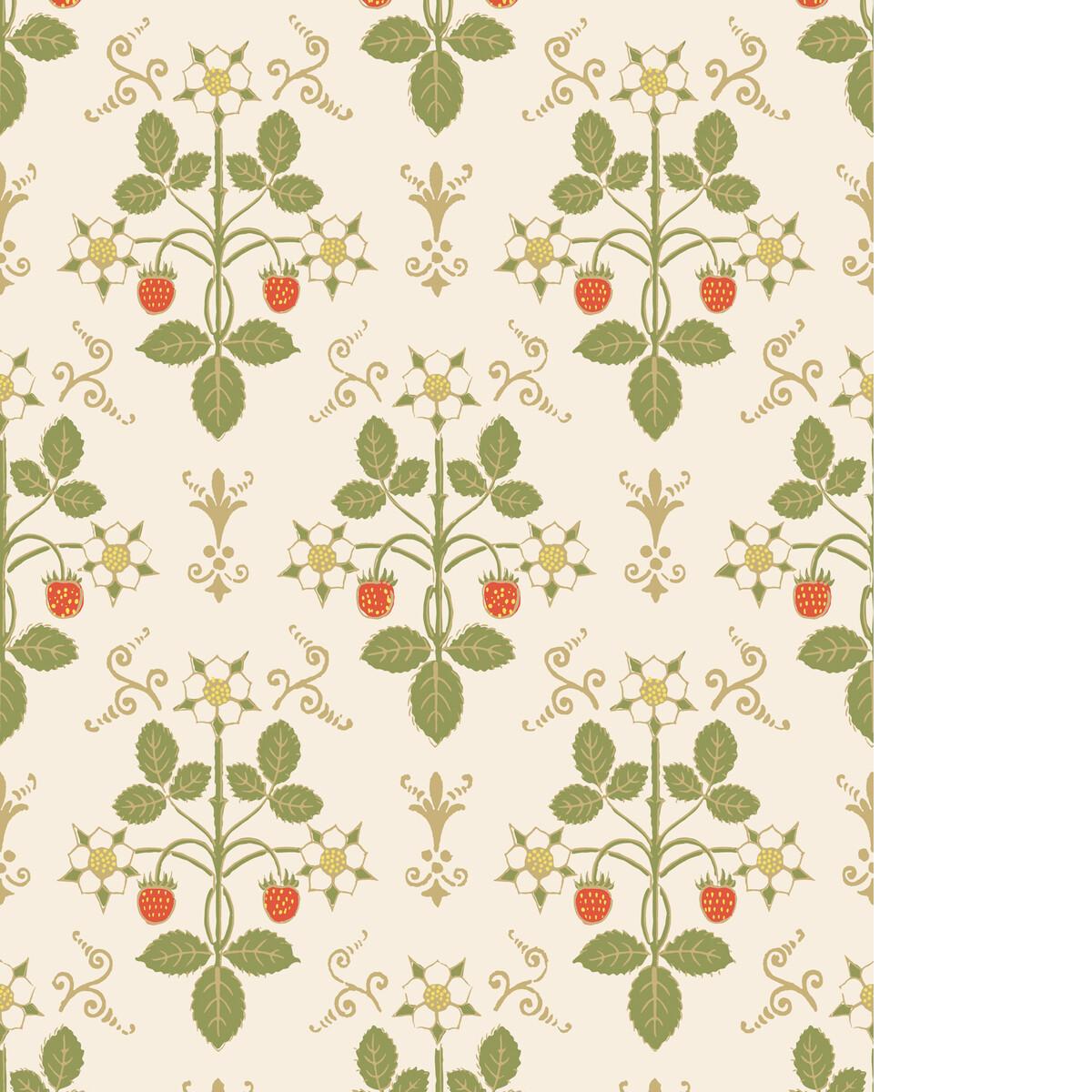 Cole & Son STRAWBERRY POPPY/GREEN Wallpaper