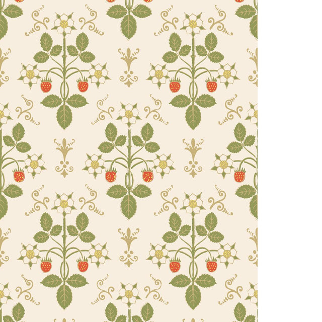 Cole & Son STRAWBERRY POPPY/GREEN Wallpaper