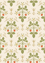 Cole & Son STRAWBERRY POPPY/GREEN Wallpaper