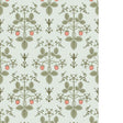 Cole & Son STRAWBERRY DUCK EGG Wallpaper