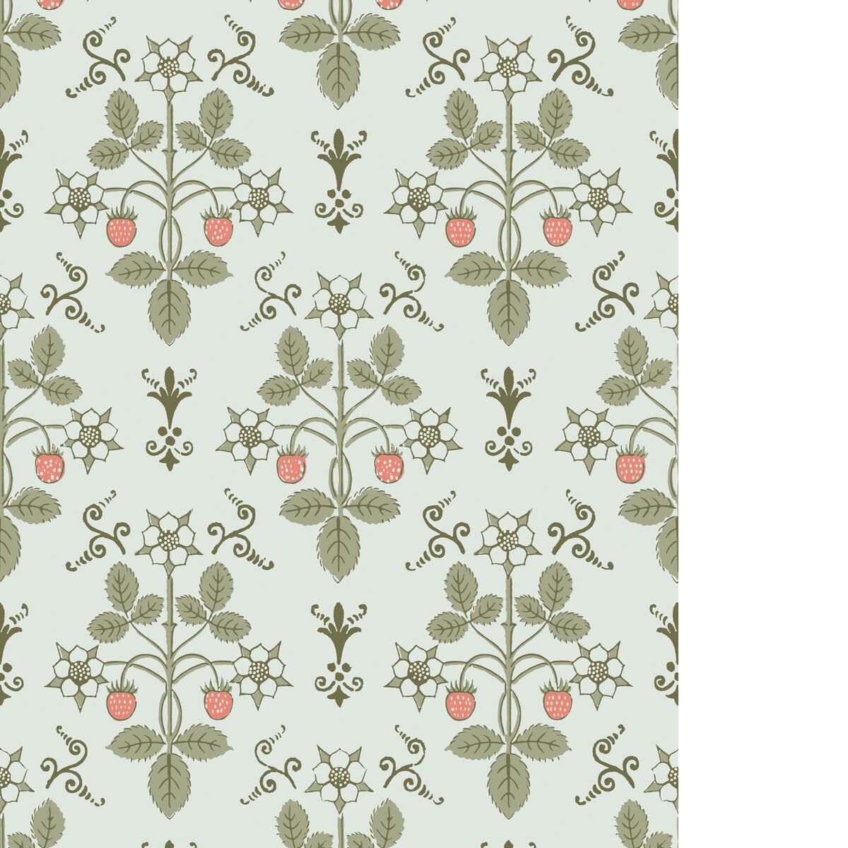 Cole & Son STRAWBERRY DUCK EGG Wallpaper