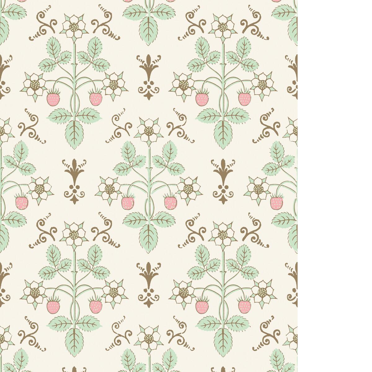 Cole & Son STRAWBERRY BLUSH/MINT Wallpaper