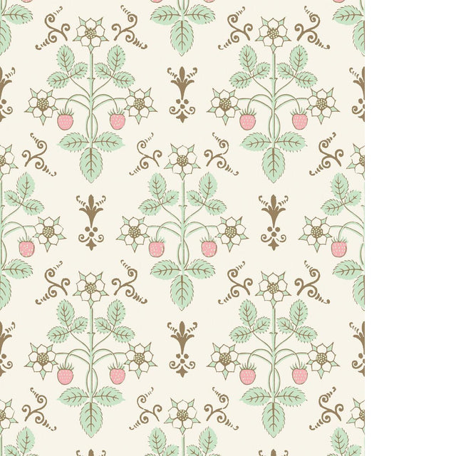 Cole & Son STRAWBERRY BLUSH/MINT Wallpaper