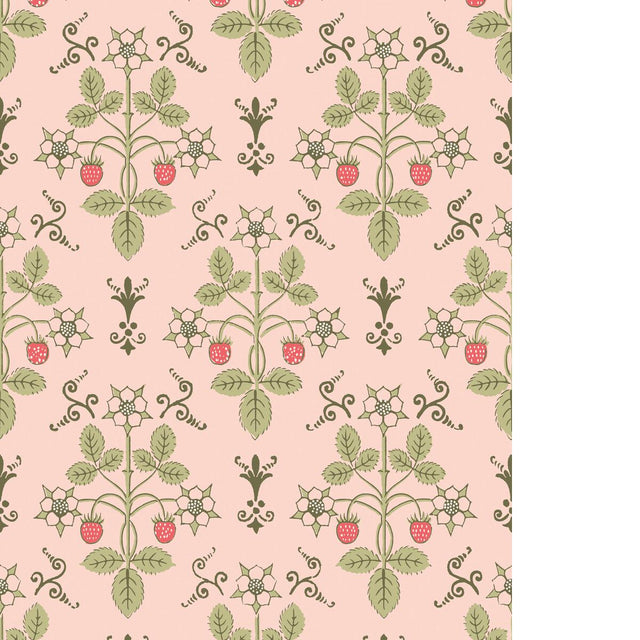 Cole & Son STRAWBERRY CHELSEA PINK Wallpaper