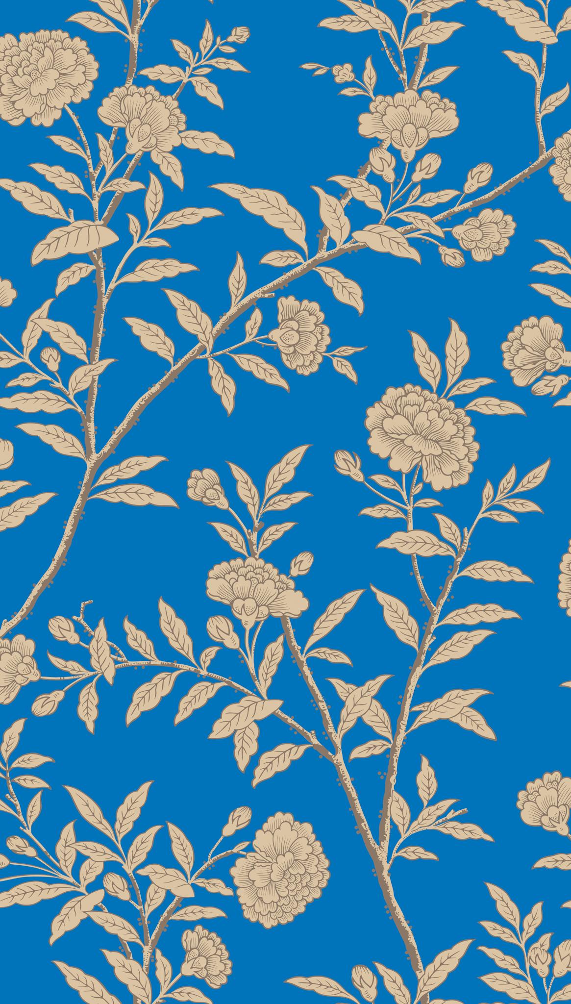 Cole & Son ROSEBERRY COBALT Wallpaper