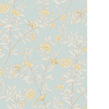 Cole & Son ROSEBERRY WITH BIRDS P BLUE Wallpaper