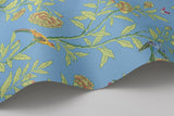 Cole & Son ROSEBERRY WITH BIRDS BLUE Wallpaper