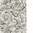 Cole & Son ACANTHUS SOOT/SNOW Wallpaper