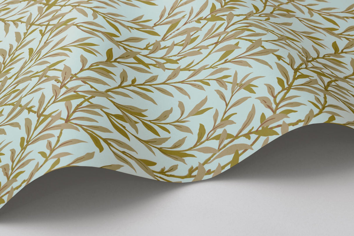 Cole & Son WILLOW BRANCH OLIVE/TEAL Wallpaper