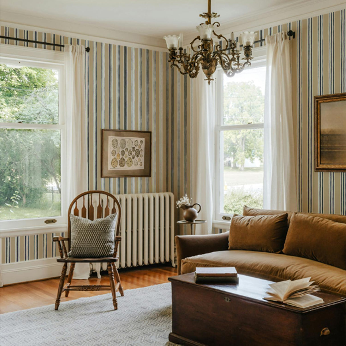 Kravet KEMBLE STRIPE 05 Wallpaper