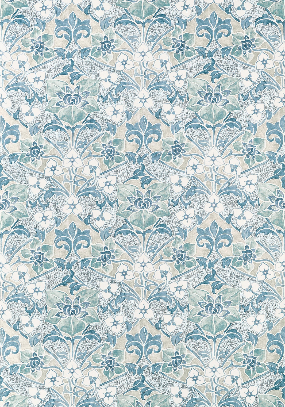 Thibaut Woodford Spa Blue Fabric