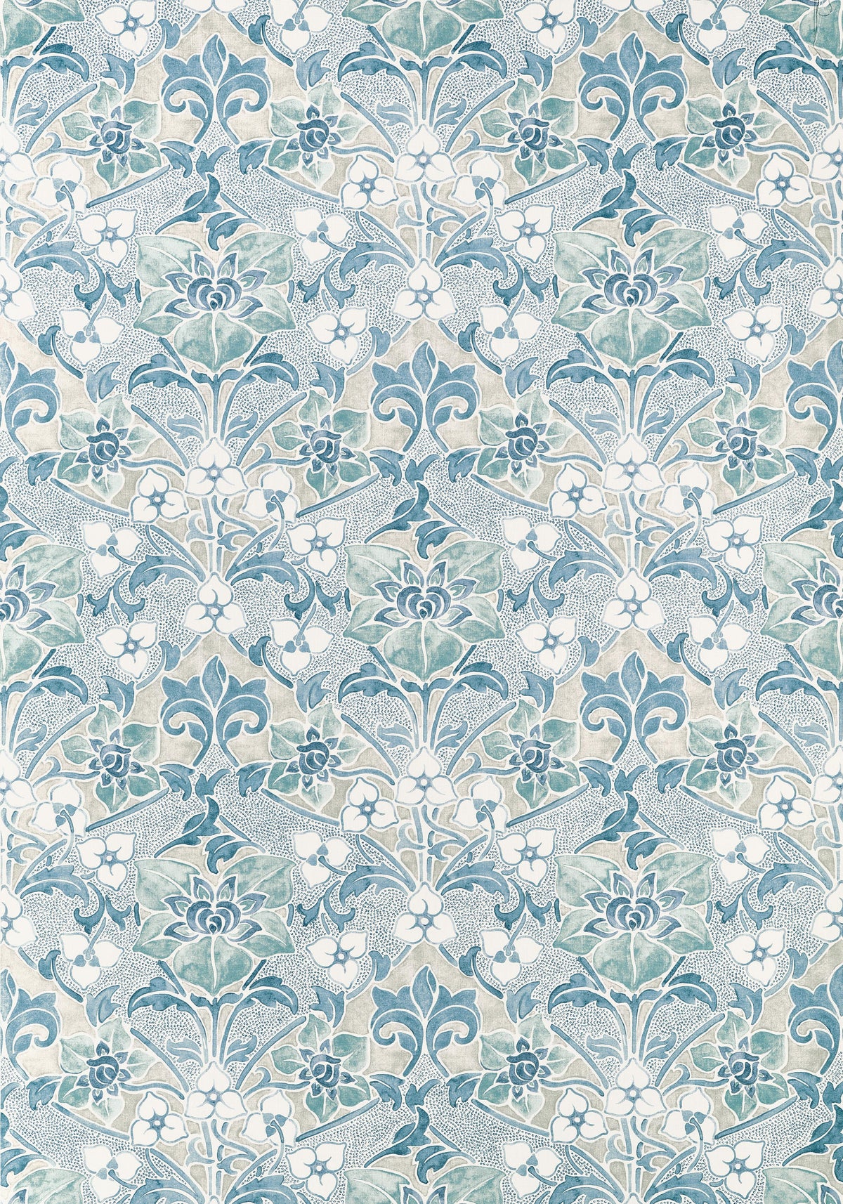 Thibaut Woodford Spa Blue Fabric