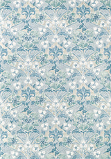 Thibaut Woodford Spa Blue Fabric
