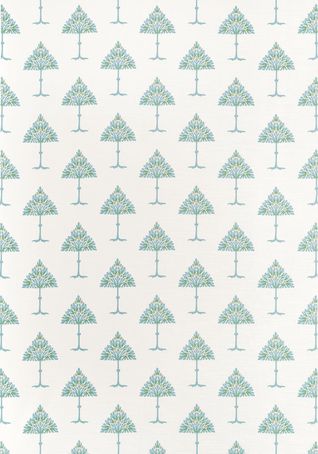 Thibaut May Tree Spa Blue Fabric
