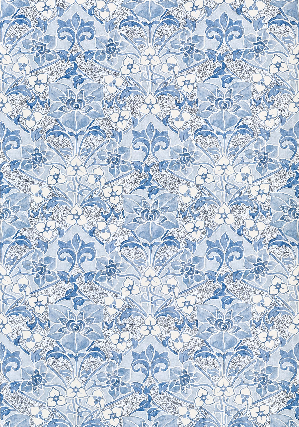 Thibaut Woodford Blue Fabric