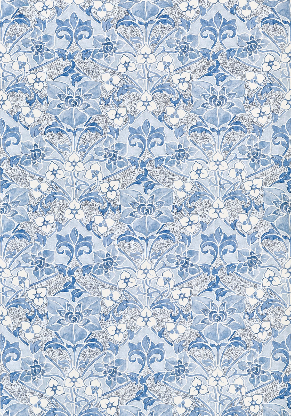 Thibaut Woodford Blue Fabric