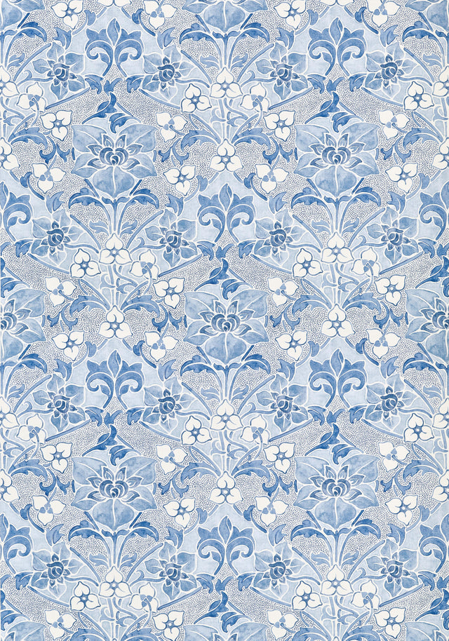 Thibaut Woodford Blue Fabric