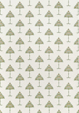 Thibaut May Tree Sage And Apricot Fabric