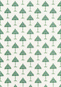 Thibaut May Tree Blue And Green Fabric