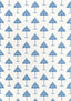 Thibaut May Tree Blue And White Fabric