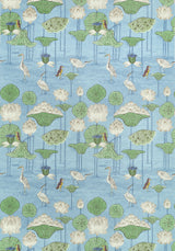 Thibaut Malea Sky Blue Fabric