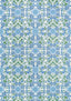Thibaut Margaux Blue And Green Fabric