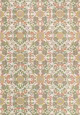 Thibaut Margaux Apricot And Sage Fabric
