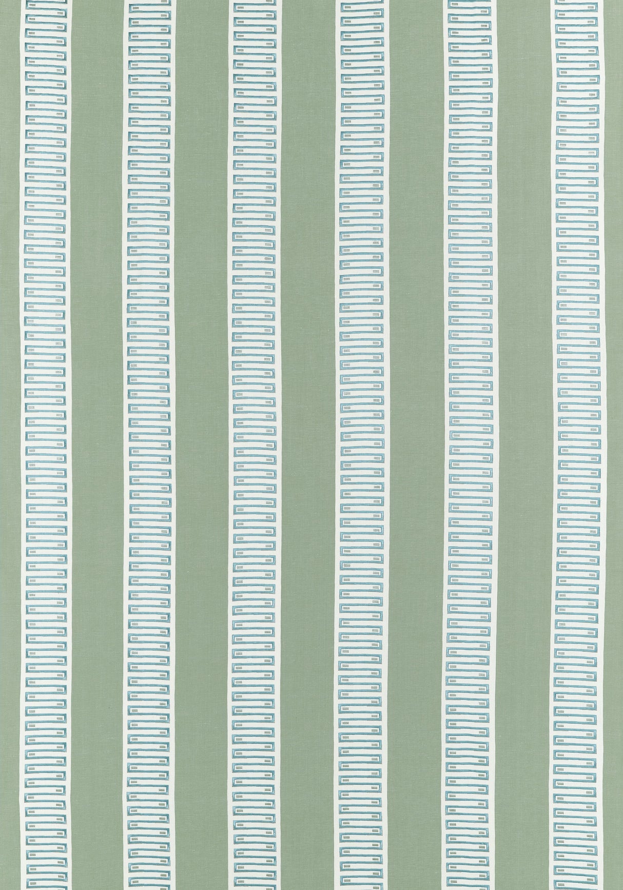 Thibaut Raritan Line Embroidery Sage Fabric