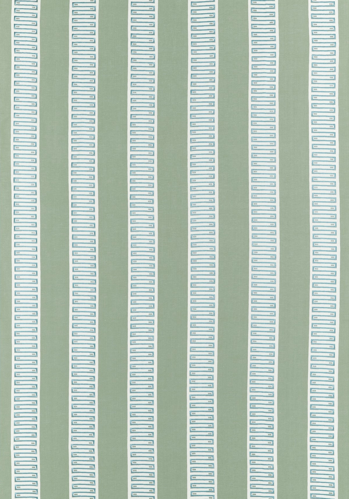 Thibaut Raritan Line Embroidery Sage Fabric