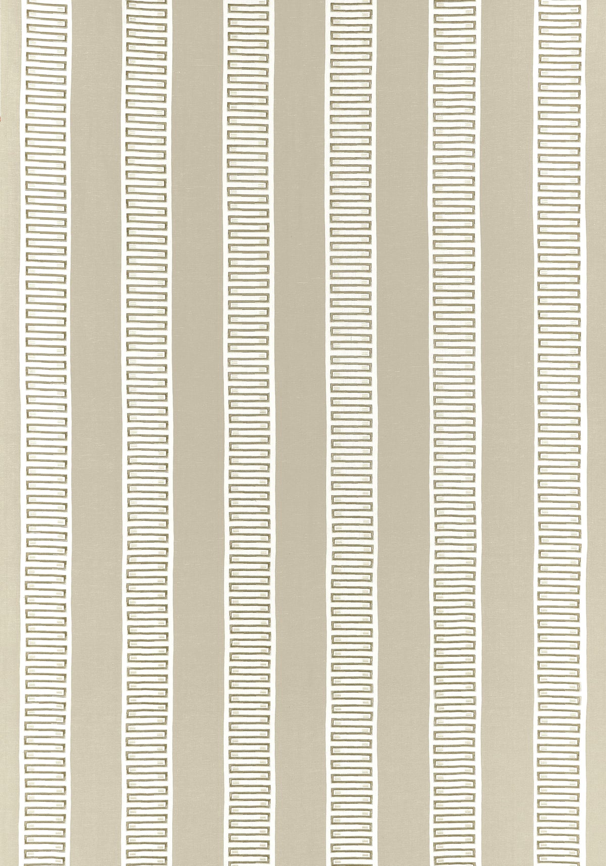 Thibaut Raritan Line Embroidery Beige Fabric
