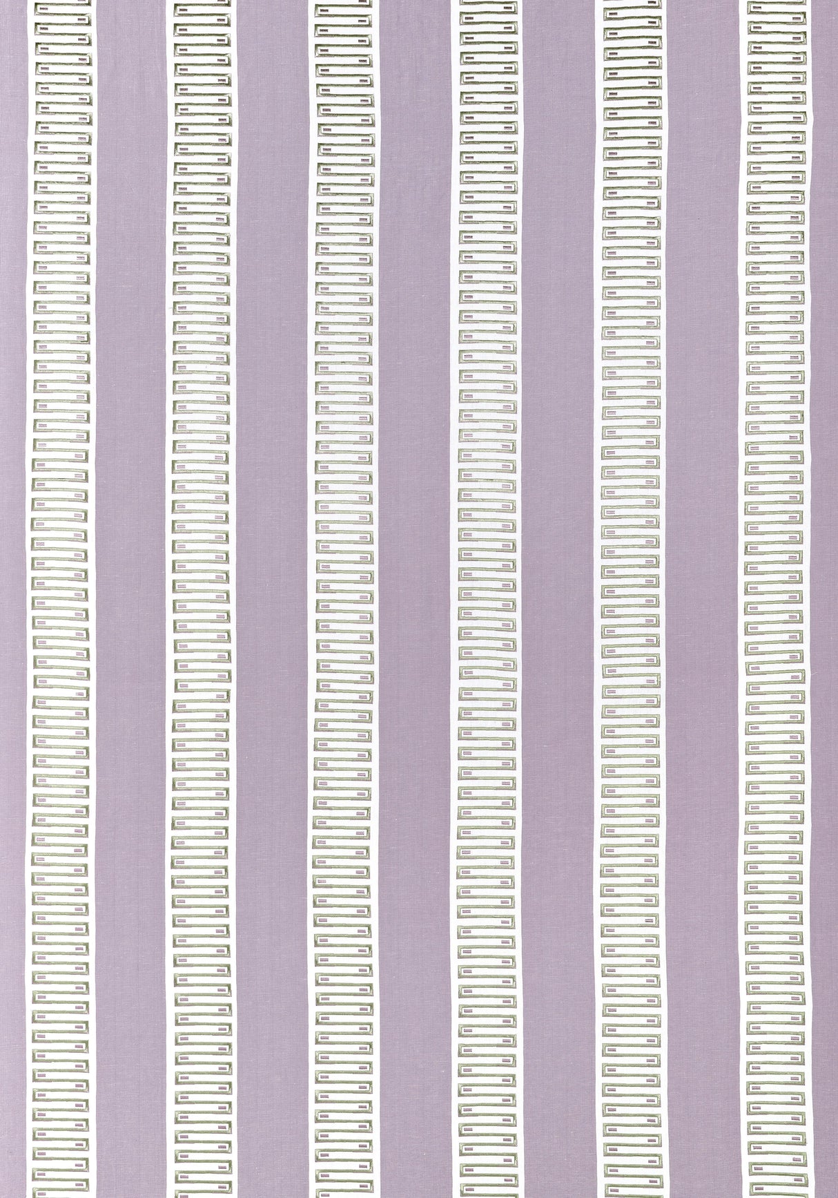 Thibaut Raritan Line Embroidery Lilac Fabric