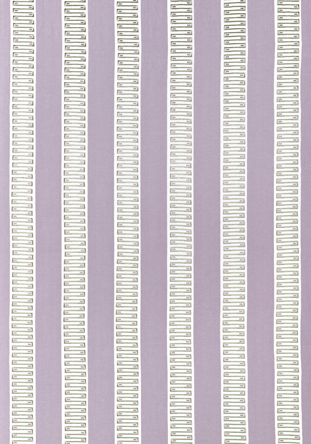 Thibaut Raritan Line Embroidery Lilac Fabric