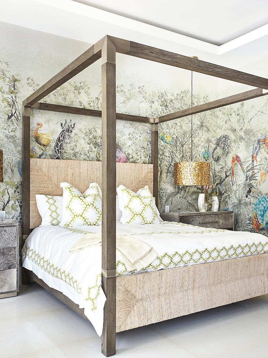 Scalamandre Arcadia Mural | Panel 5 Multicolor Wallpaper