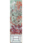 Scalamandre Crested Crane Mural | Panel 1 Turquoise Red Wallpaper