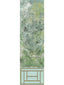 Scalamandre Crested Crane Mural | Panel 1 Green Gold Wallpaper