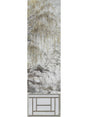Scalamandre Crested Crane Mural | Panel 2 Silver Gold Wallpaper