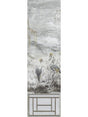 Scalamandre Crested Crane Mural | Panel 3 Silver Gold Wallpaper