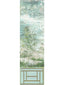 Scalamandre Crested Crane Mural | Panel 4 Green Gold Wallpaper