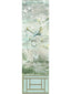 Scalamandre Crested Crane Mural | Panel 5 Green Gold Wallpaper