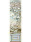 Scalamandre Crested Crane Mural | Panel 6 Wheat Blue Wallpaper