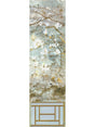 Scalamandre Crested Crane Mural | Panel 6 Wheat Blue Wallpaper