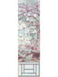 Scalamandre Crested Crane Mural | Panel 6 Turquoise Red Wallpaper