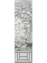 Scalamandre Crested Crane Mural | Panel 6 Silver Gold Wallpaper