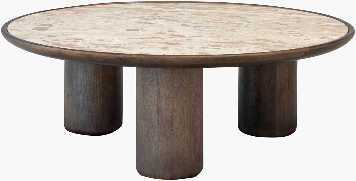 Surya Deckard DKRD-002 16"H x 46"W x 46"D Accent Table